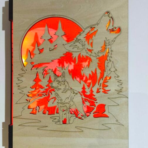 Cadre Led personnalisé – L’Alliance du Bois et de la Lumière 21x30cm