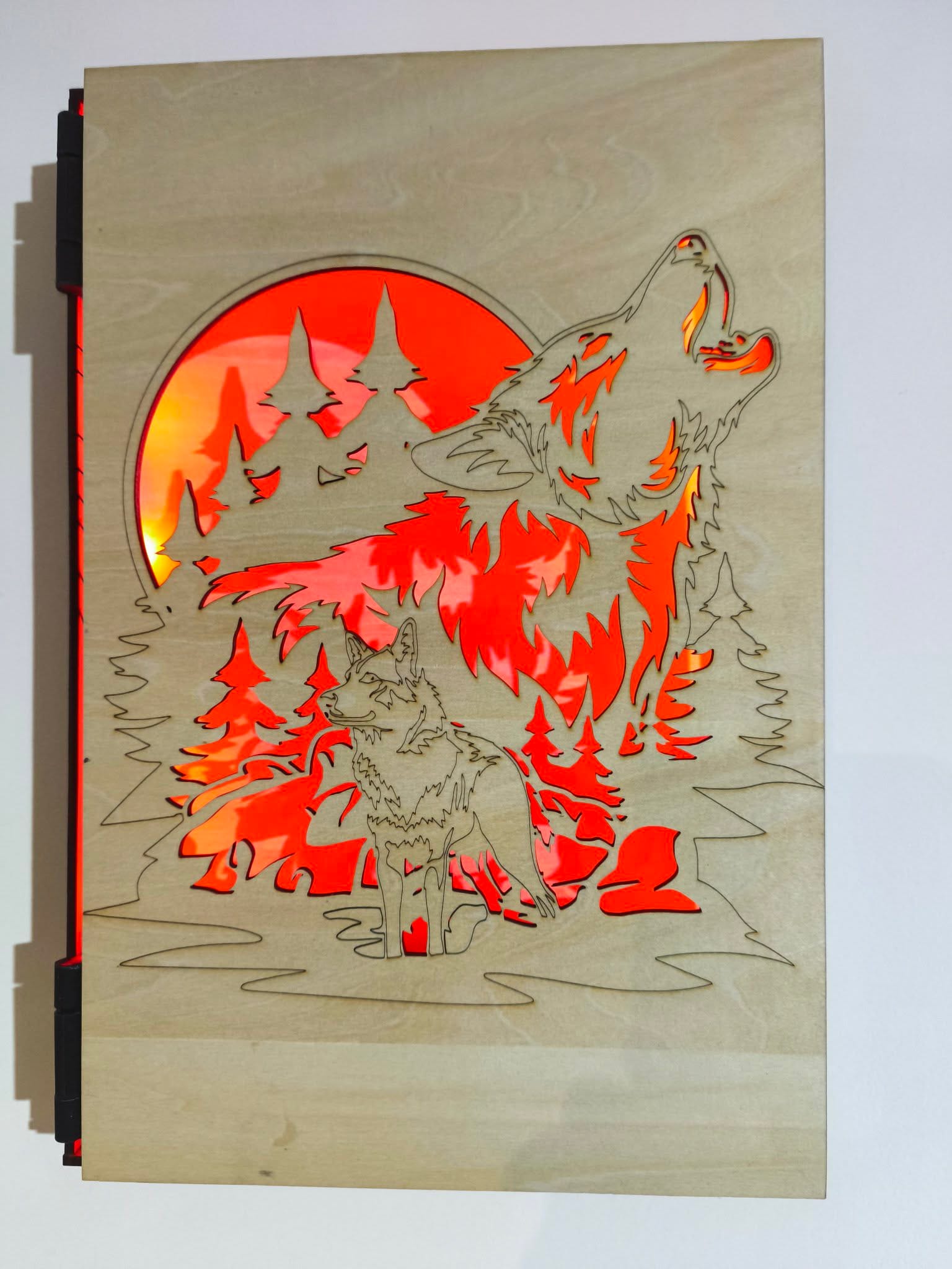 cadre led laser rgb personnalisble