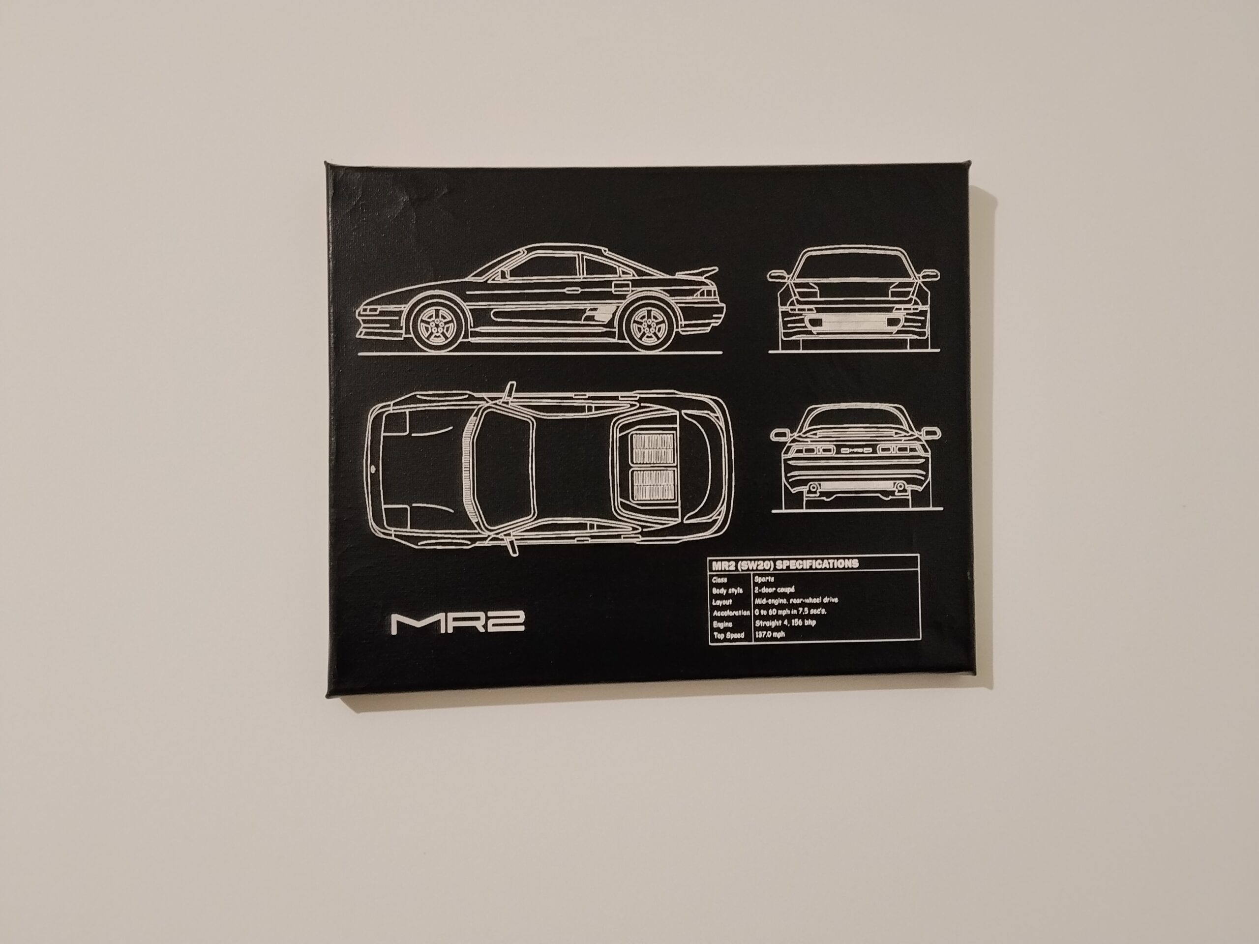 Toile Collection Blueprint Gravé au laser – Image 2