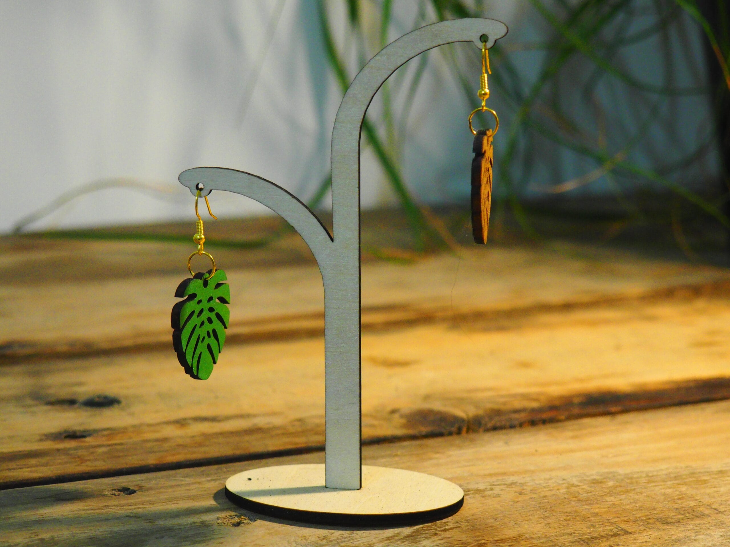 Boucles d'oreilles - Monstera – Image 3