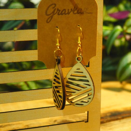 Boucles d’Oreilles Gouttes Graphiques