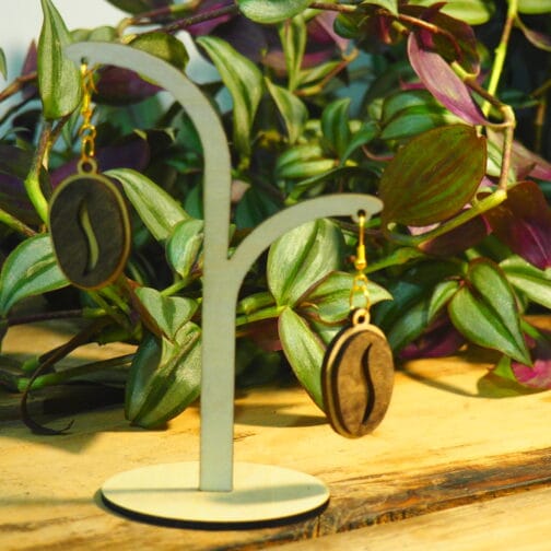 Boucles d’Oreilles Grains de café