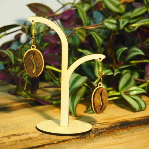 Boucles d’Oreilles Grains de café