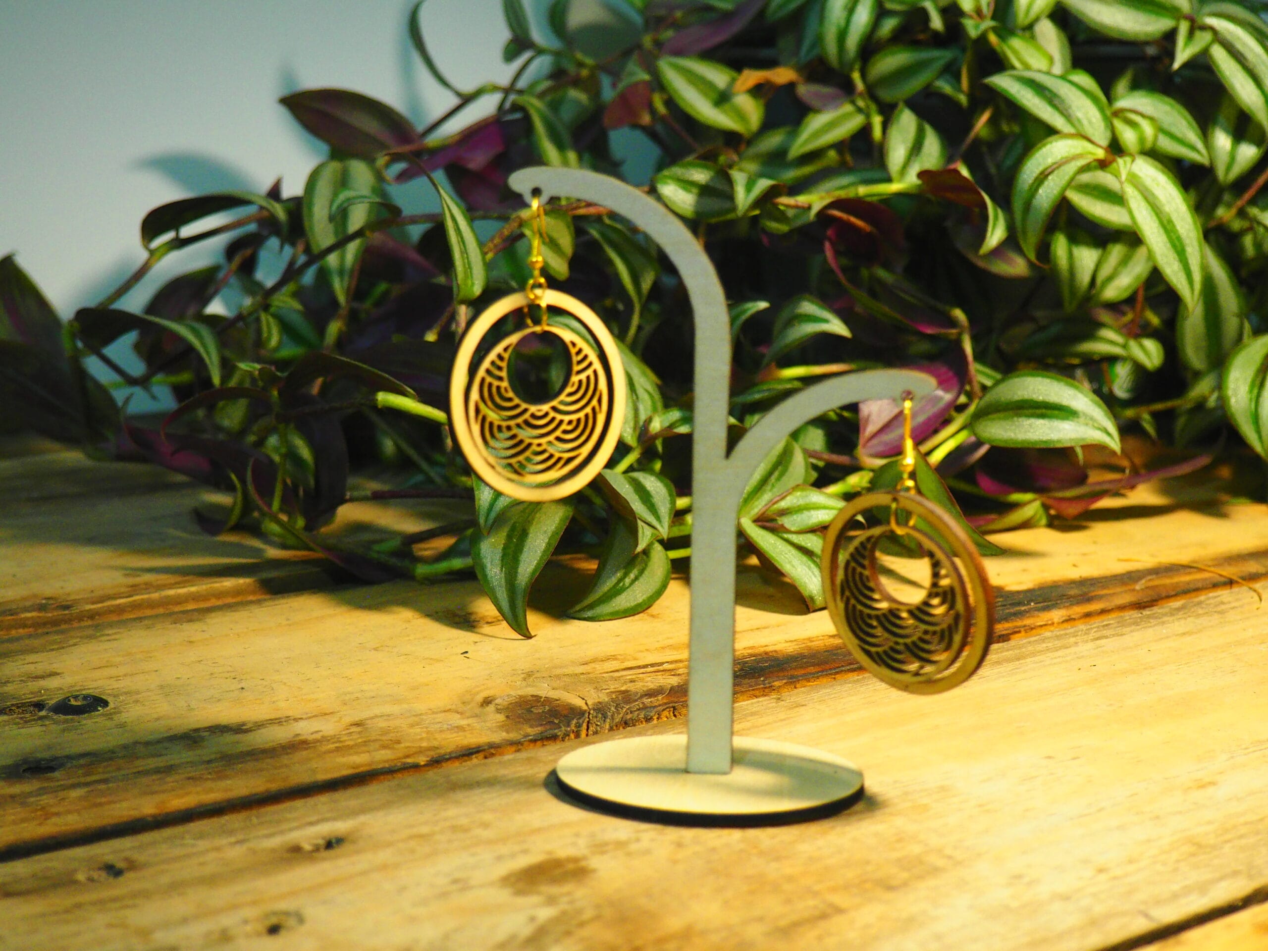 Boucles d'Oreilles Seigaiha – Image 2