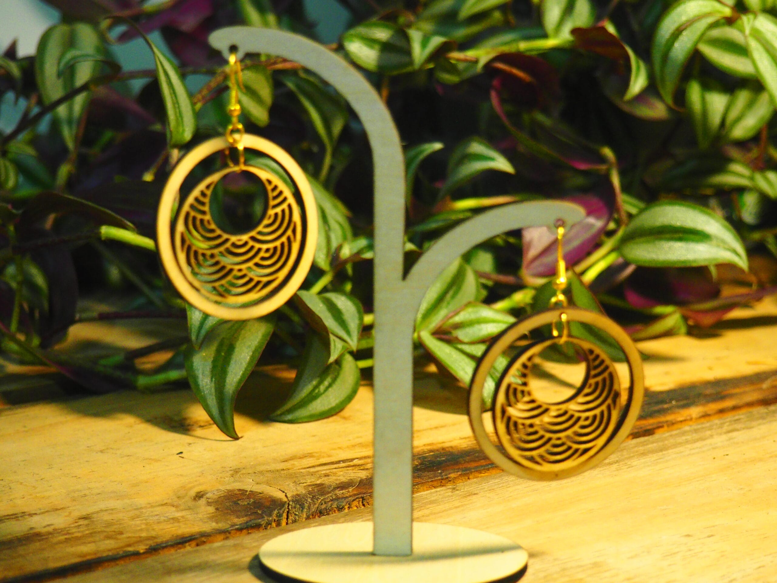 Boucles d'Oreilles Seigaiha