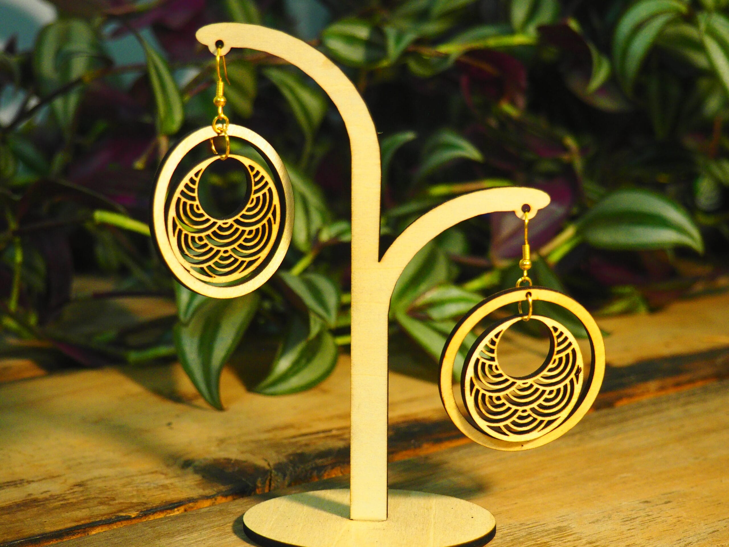 Boucles d'Oreilles Seigaiha – Image 3