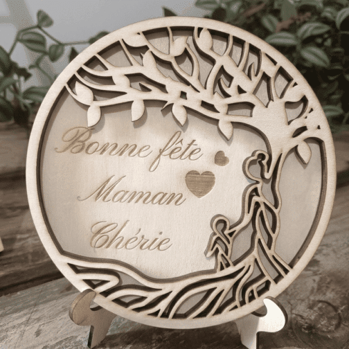 Cadre Maman à Personnaliser en bois
