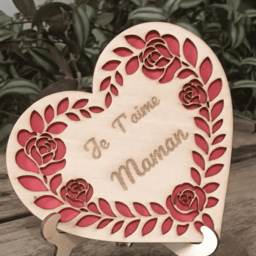 Cœur à Personnaliser Fête des Mères