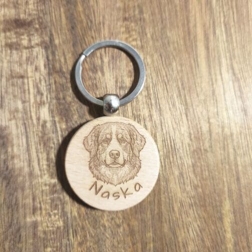 Porte clés Bois Personnalisé | Artisanal Ardèche | Gravlaz