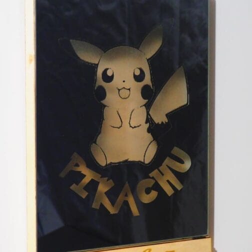 Miroir Gravé Lumineux : édition Pikachu