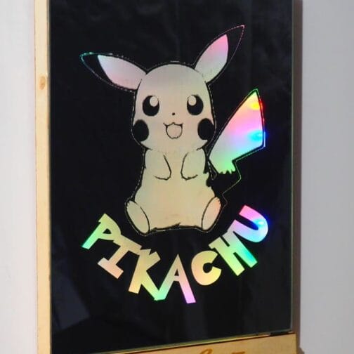 Miroir Gravé Lumineux : édition Pikachu